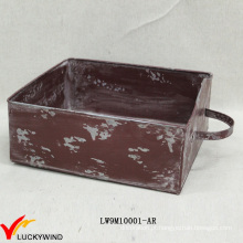 Gaveta Style Chic Colorido Rústico Plantador Boxes Metal
